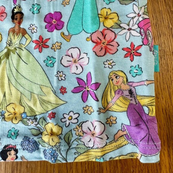 POSH PEANUT X DISNEY Princess Pajamas Girls 3T-4T 3-4 NEW Cinderella Belle NWT - Picture 6 of 11